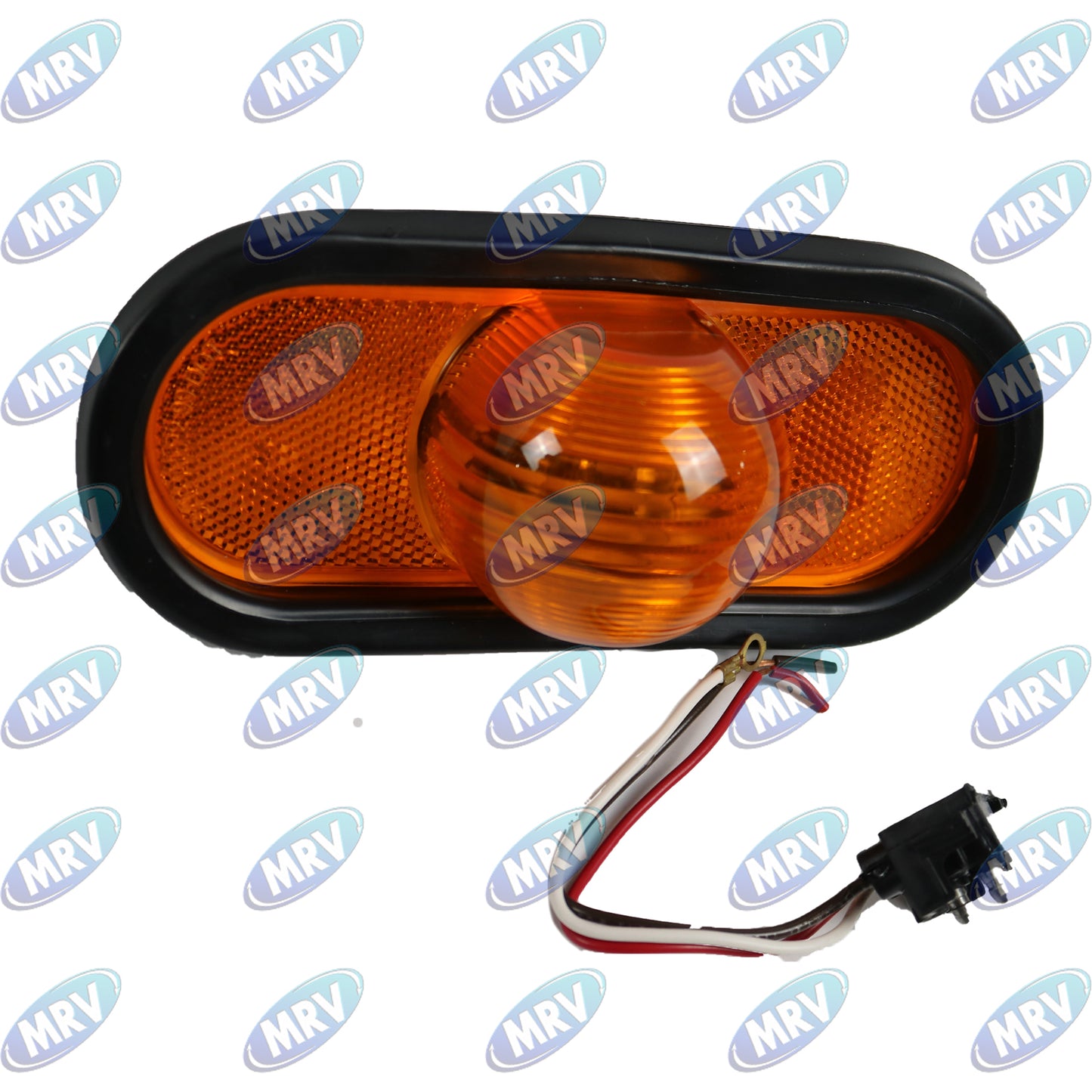 PLAFON OVAL FOCO BOLA CENTRO AMB EMB 12V