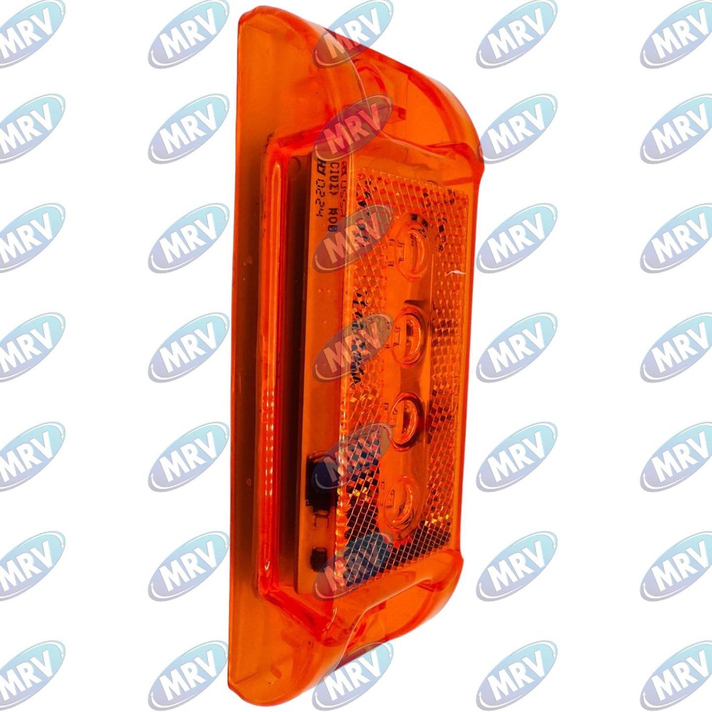 PLAFON RECT AMBAR 4LED 12V