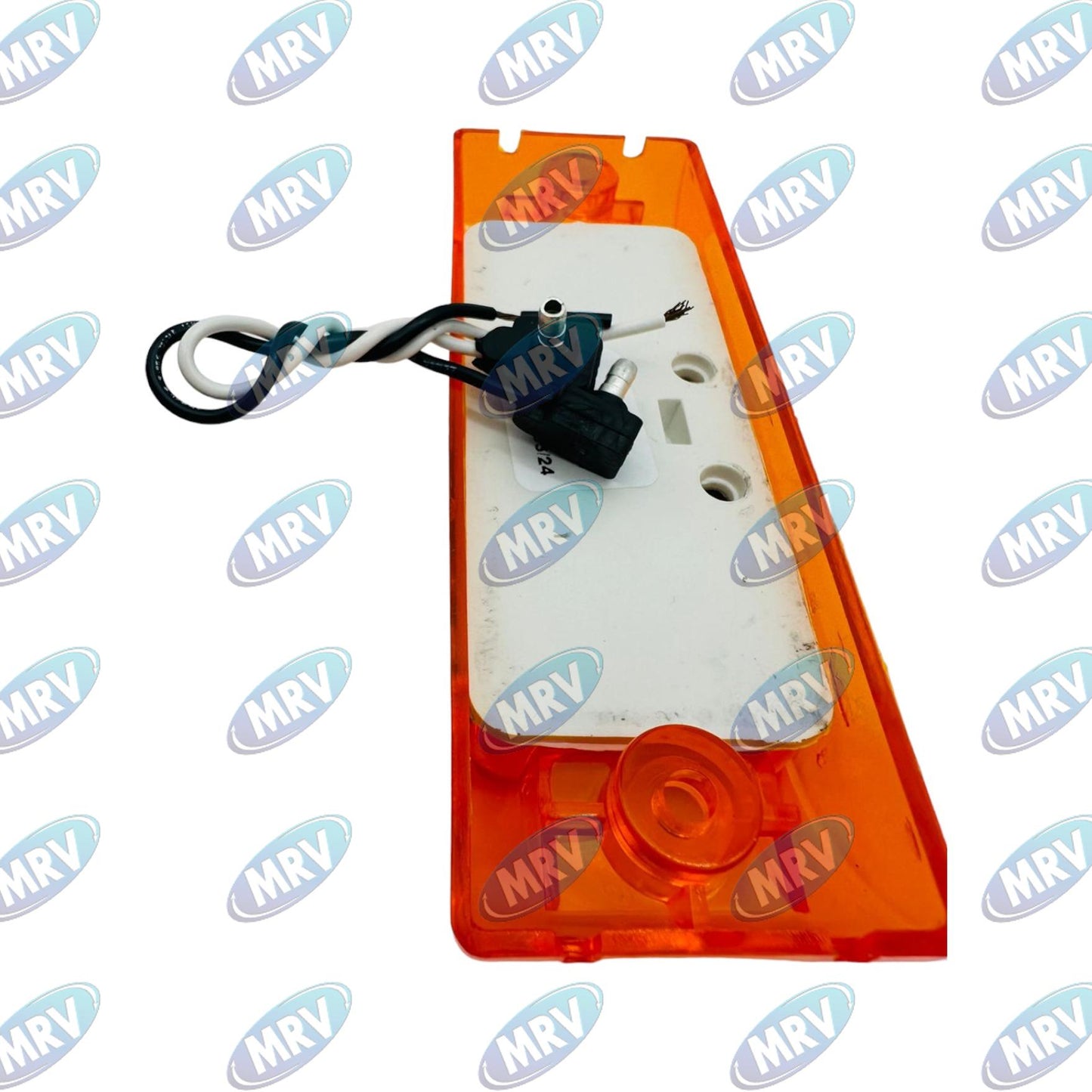 PLAFON RECT AMBAR 4LED 12V