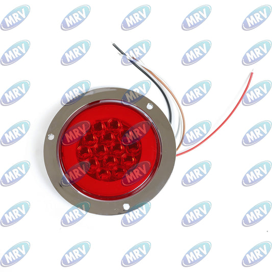 PLAFON REDON 4 LED ROJO DE GEL 12-24V