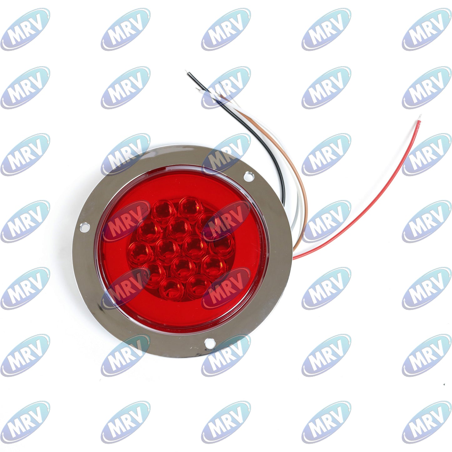 PLAFON REDON 4 LED ROJO DE GEL 12-24V