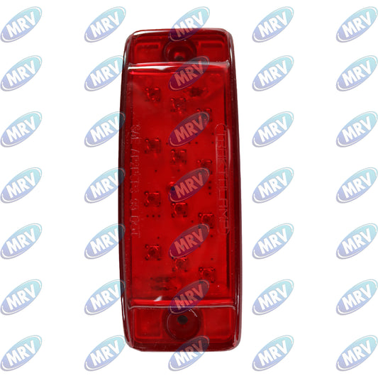 PLAFON LAT RECT ROJO ROJO LEDS 12-24V