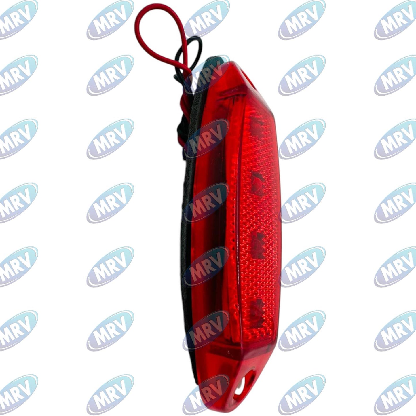 LUZ POSICION ROJA OVALADA LED 12-24V