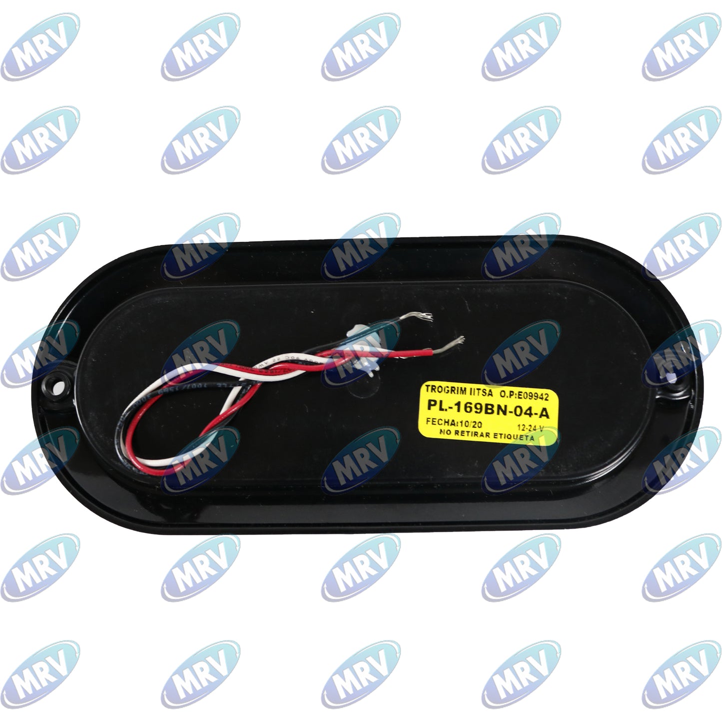 PLAFON OVALADO 21 LED AMBAR 12-24V