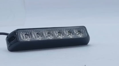 BARRA RECTANGULAR CODIGO ROJO BLANCO