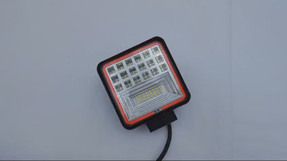 FARO DE TRABAJO PESADO CUADRADO 42LED LU
