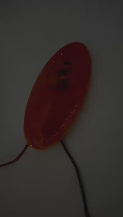 LUZ POSICION AMBAR OVALADA LED 24V SEMILLA