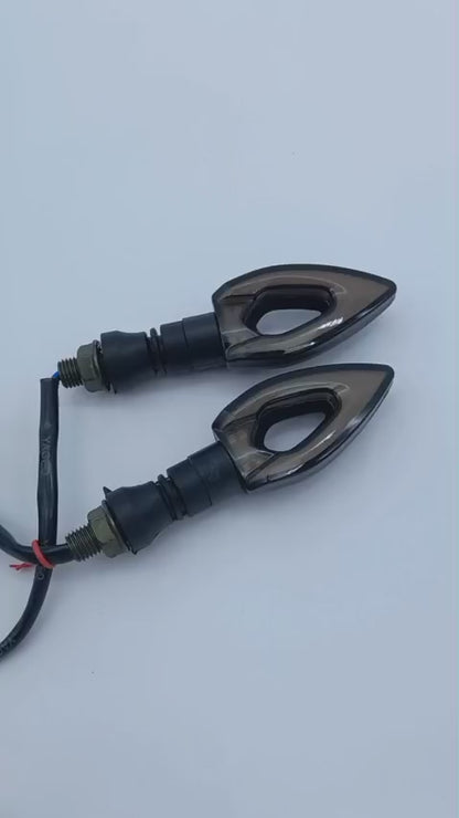 DIRECCIONAL LED MOTO AMBAR ROJO